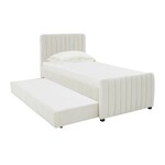 maylin white twin bed   