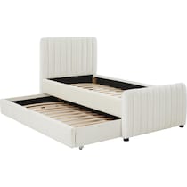 maylin white twin bed   