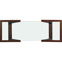 maysen dark brown console table   