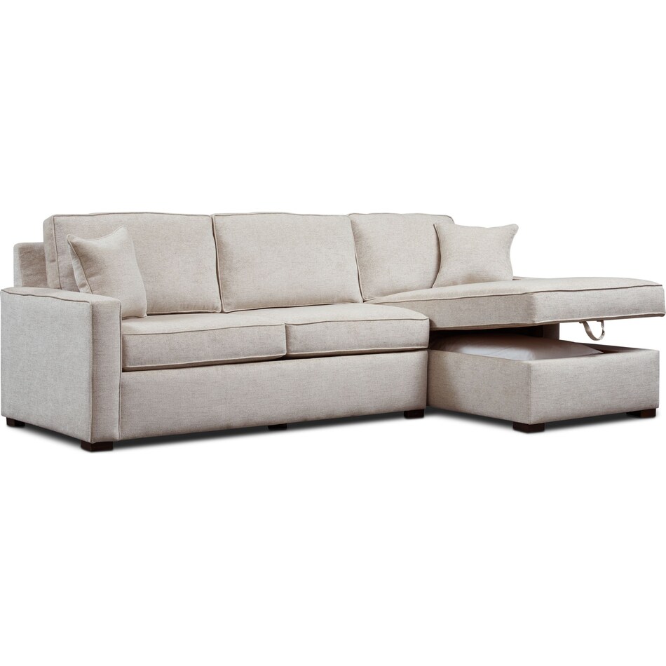 mayson light brown  pc sectional   