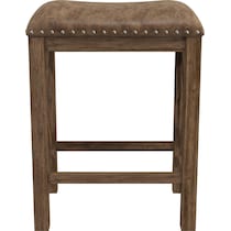 mazey light brown counter height stool   