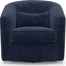 mazzy blue accent chair   