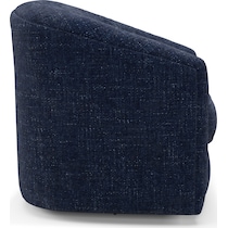 mazzy blue accent chair   