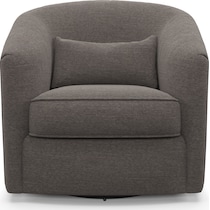 mazzy gray accent chair   