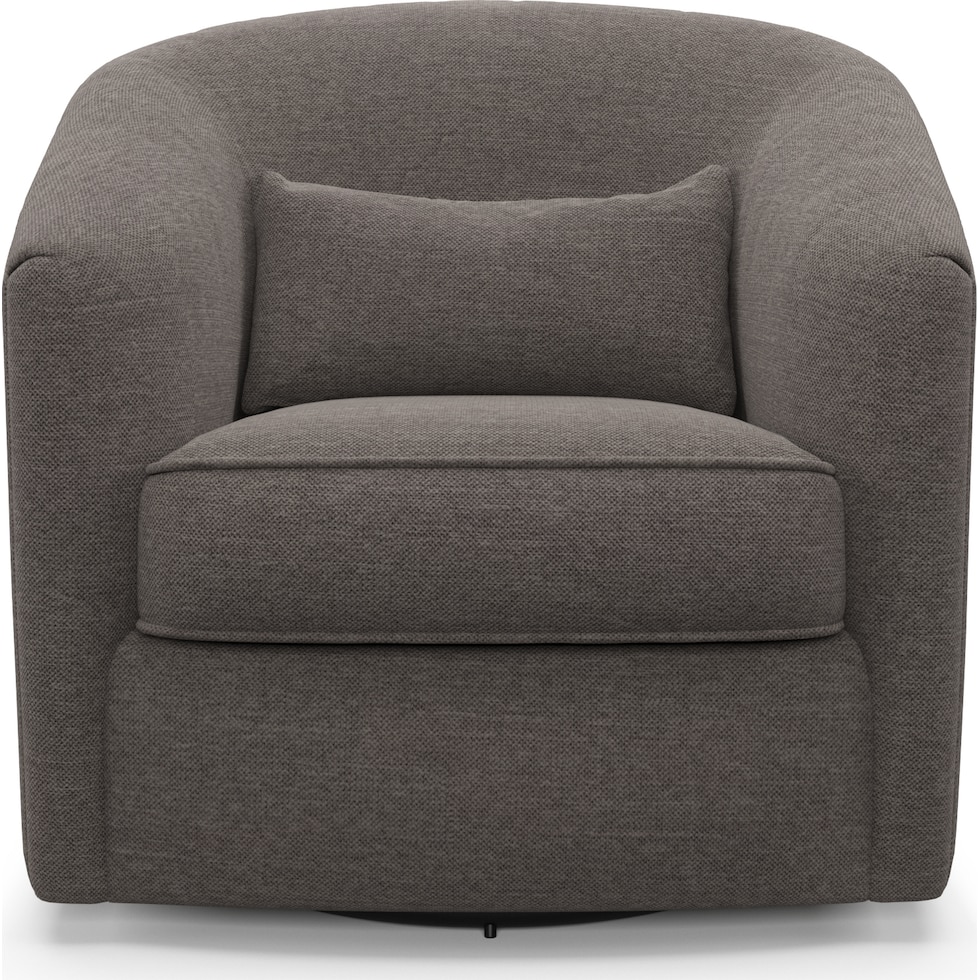 mazzy gray accent chair   