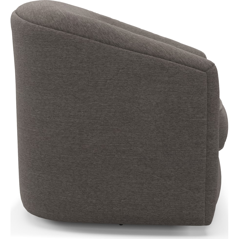 mazzy gray accent chair   