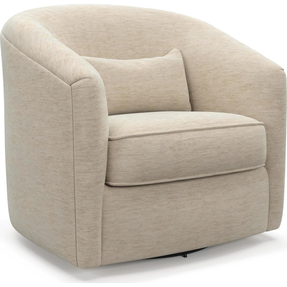 mazzy neutral accent chair   