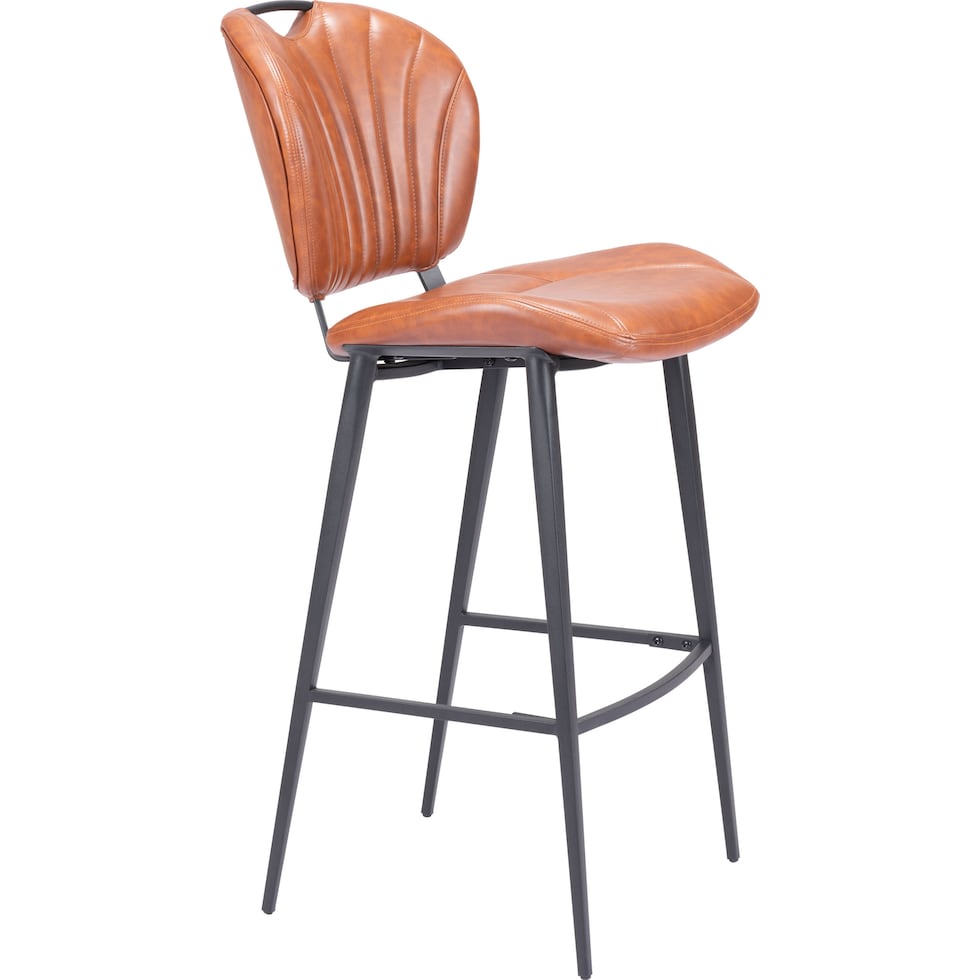 mcarthur light brown bar stool   