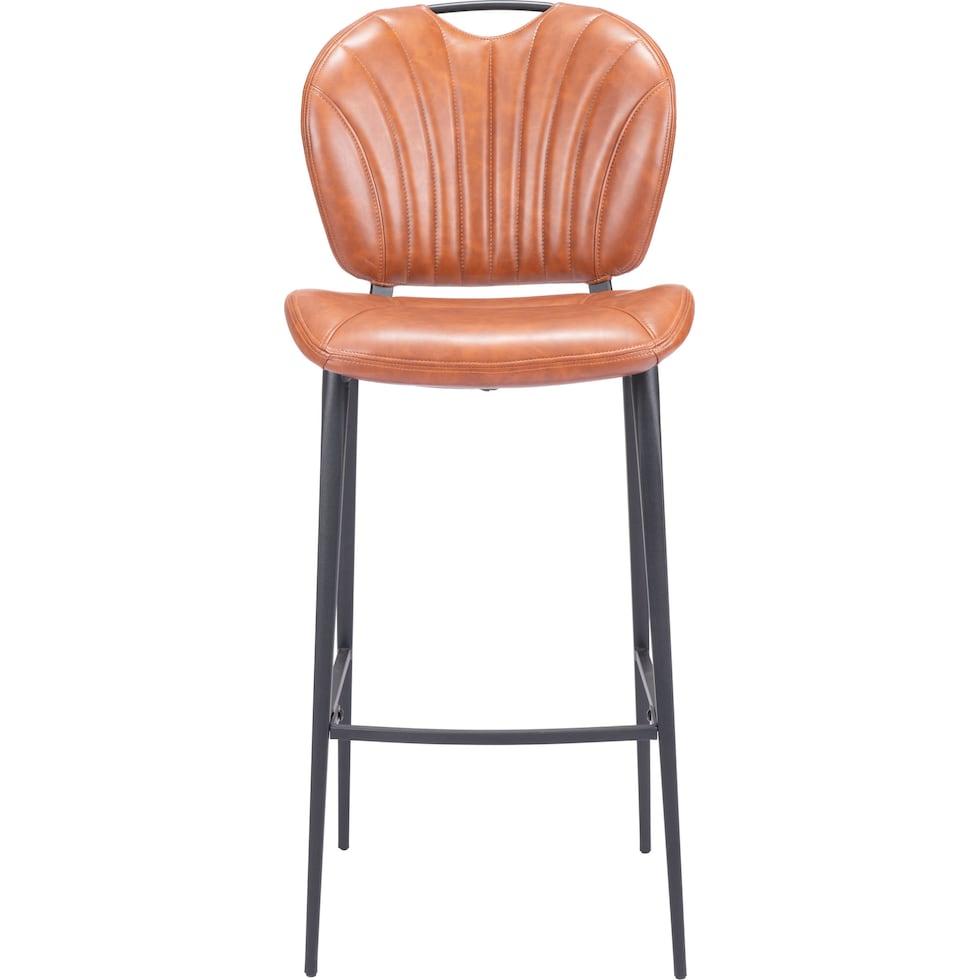 mcarthur light brown bar stool   