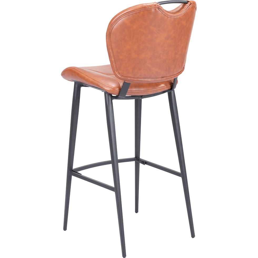 mcarthur light brown bar stool   