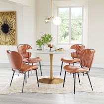 mcarthur light brown dining chair   