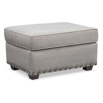mckenna gray ottoman   