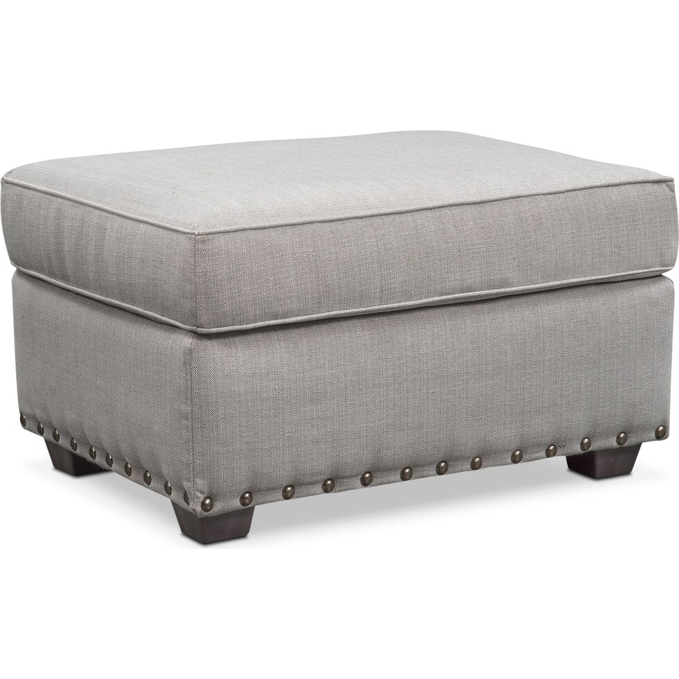mckenna gray ottoman   