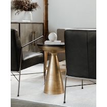 mclaine gold end table   