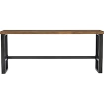 mcleavy gray console table   