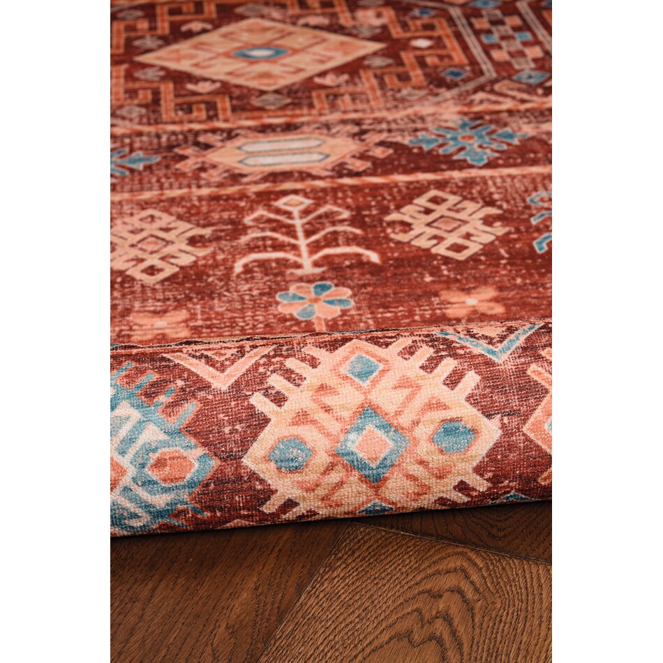 mcphee red area rug  x    