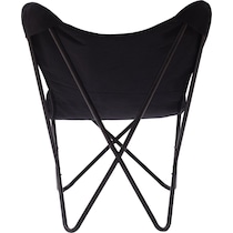 meadow black accent chair   