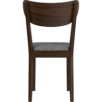 meera dark brown dining chair   