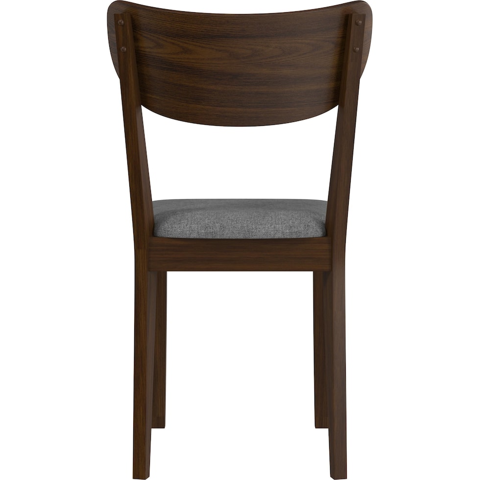 meera dark brown dining chair   