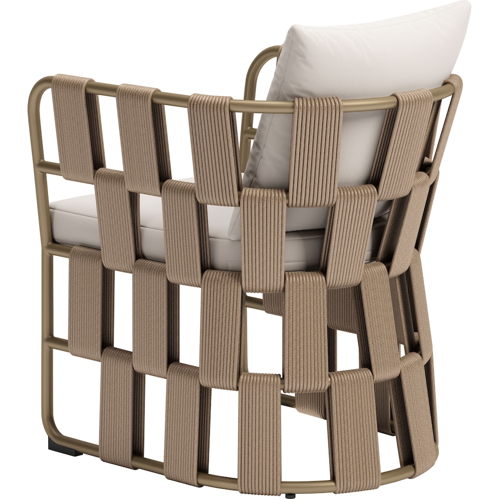 melbourne white outdoor dining chair   