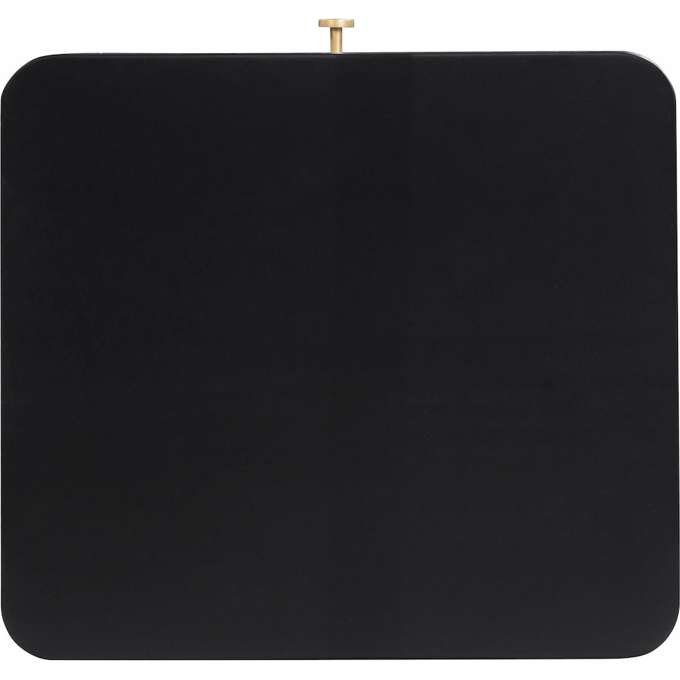 melina black nightstand   
