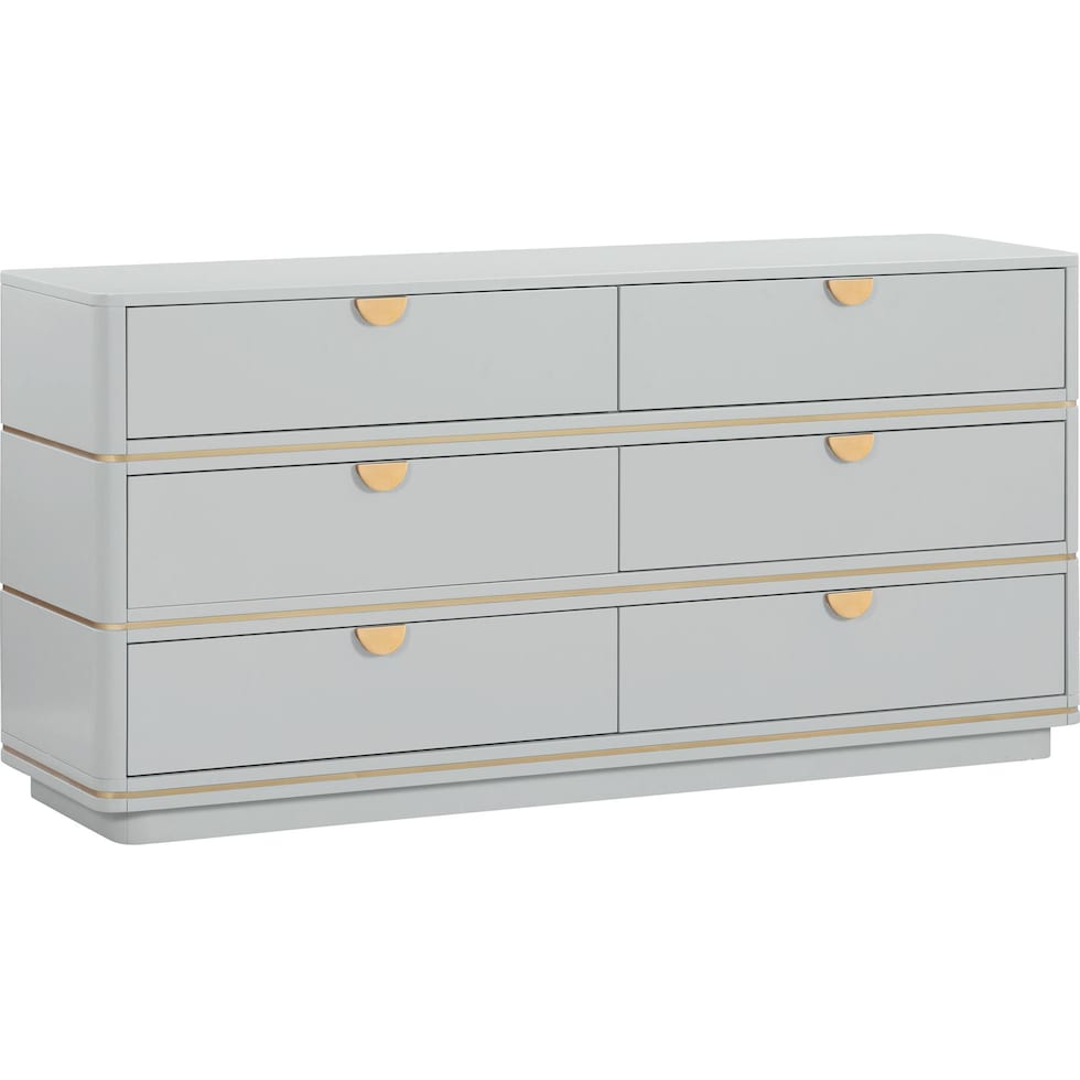 melina gray dresser   