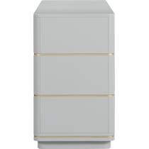 melina gray dresser   