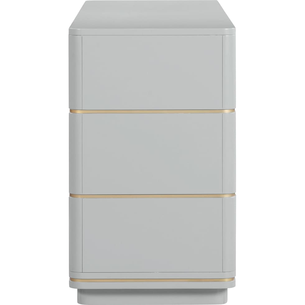 melina gray dresser   