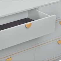 melina gray dresser   