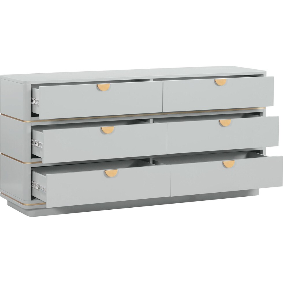 melina gray dresser   