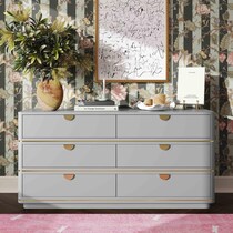 melina gray dresser   