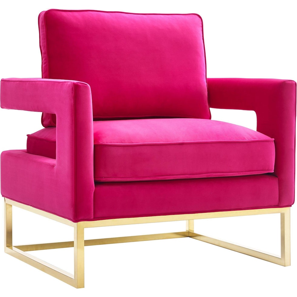 mellissa pink accent chair   
