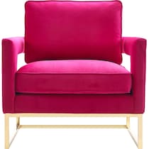 mellissa pink accent chair   