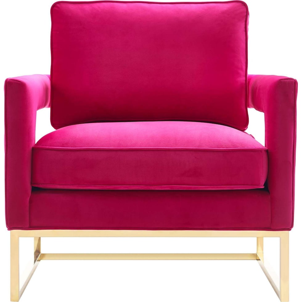 mellissa pink accent chair   