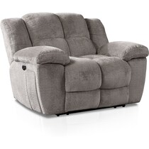 mellow gray power recliner   