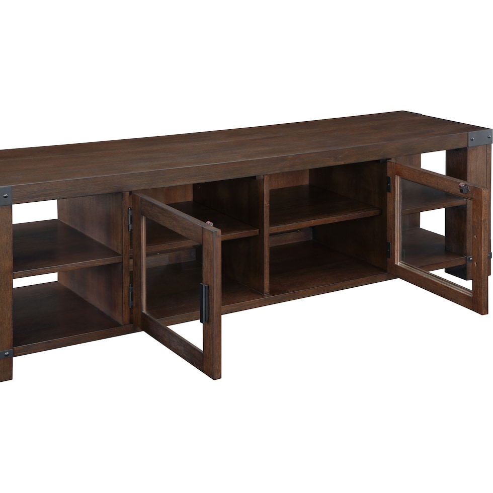 melodie dark brown tv stand   