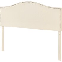 melonie neutral queen headboard   