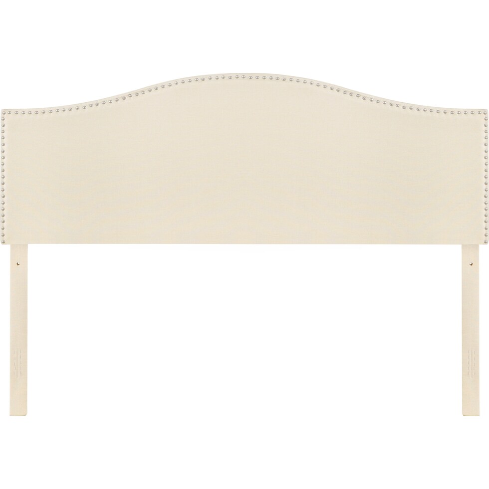 melonie neutral queen headboard   