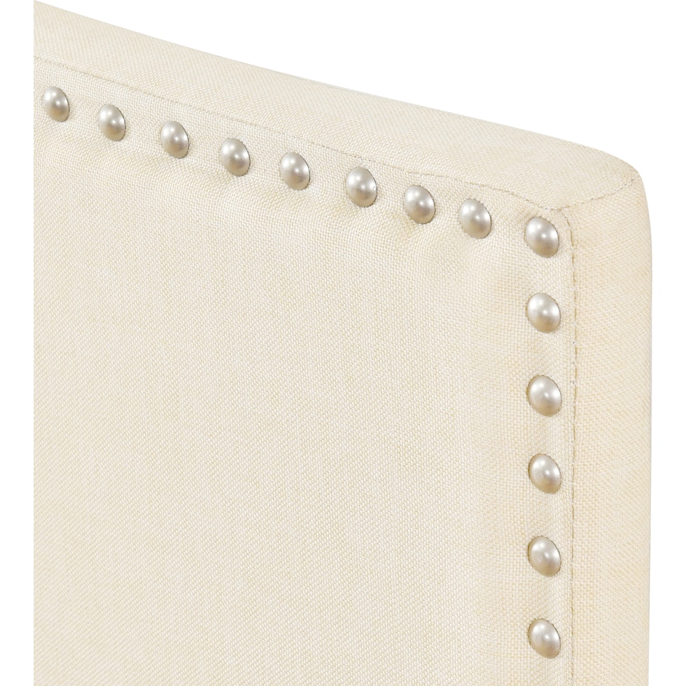 melonie neutral queen headboard   