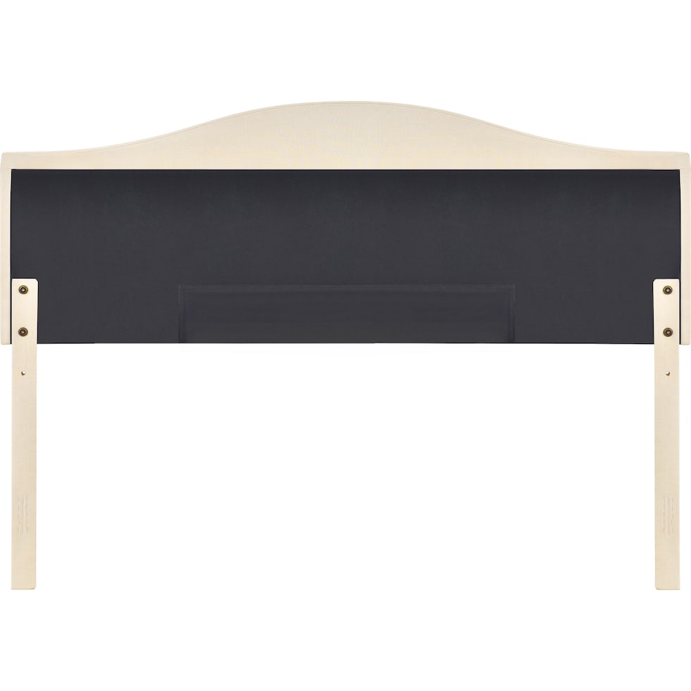 melonie neutral queen headboard   