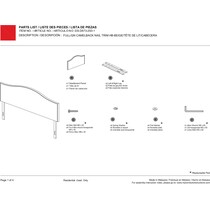 melonie neutral queen headboard   