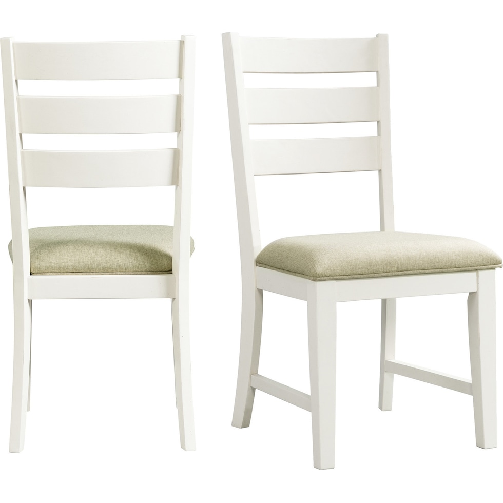 melony white dining chair   