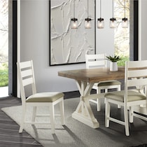 melony white dining chair   