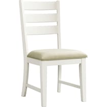 melony white dining chair   