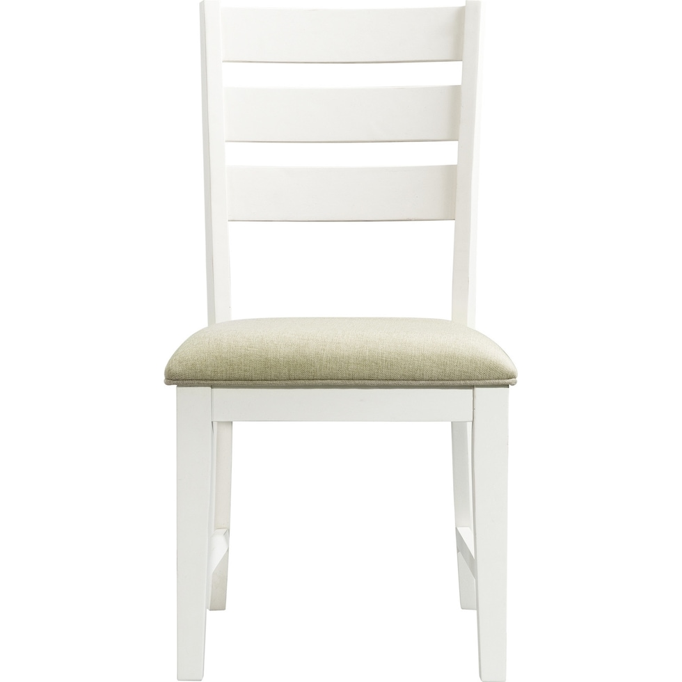 melony white dining chair   