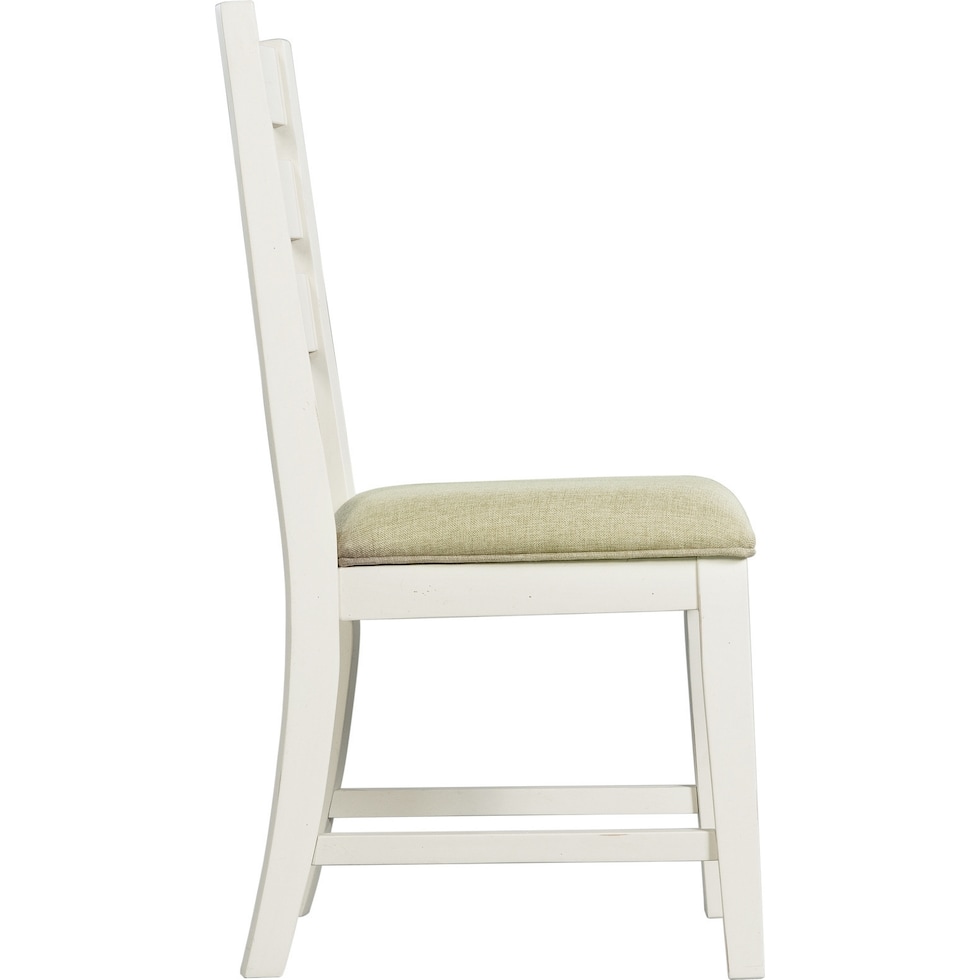 melony white dining chair   