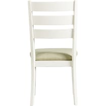 melony white dining chair   