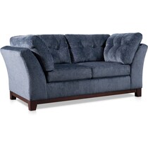 melrose blue loveseat   