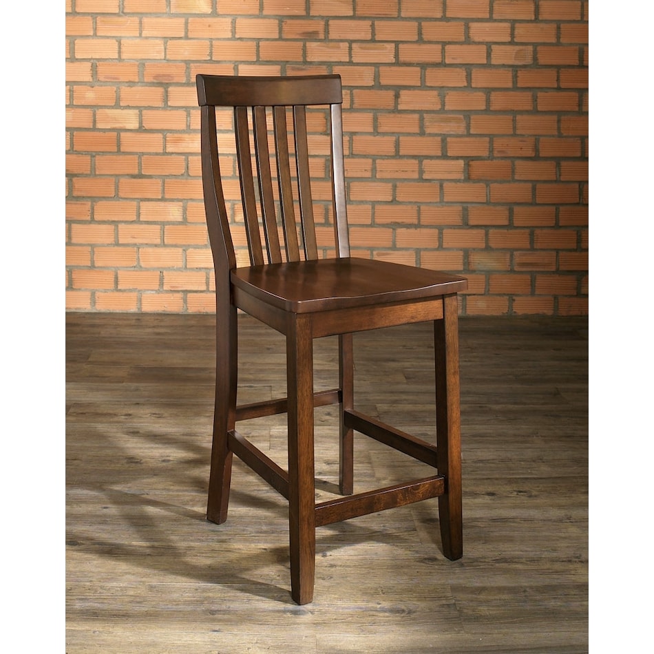 melrose dark brown  pack counter height stools   