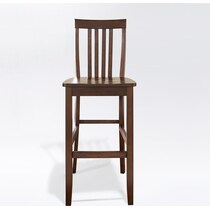 melrose dark brown bar stool   